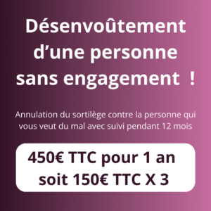 Désenvoûtement d'une personne